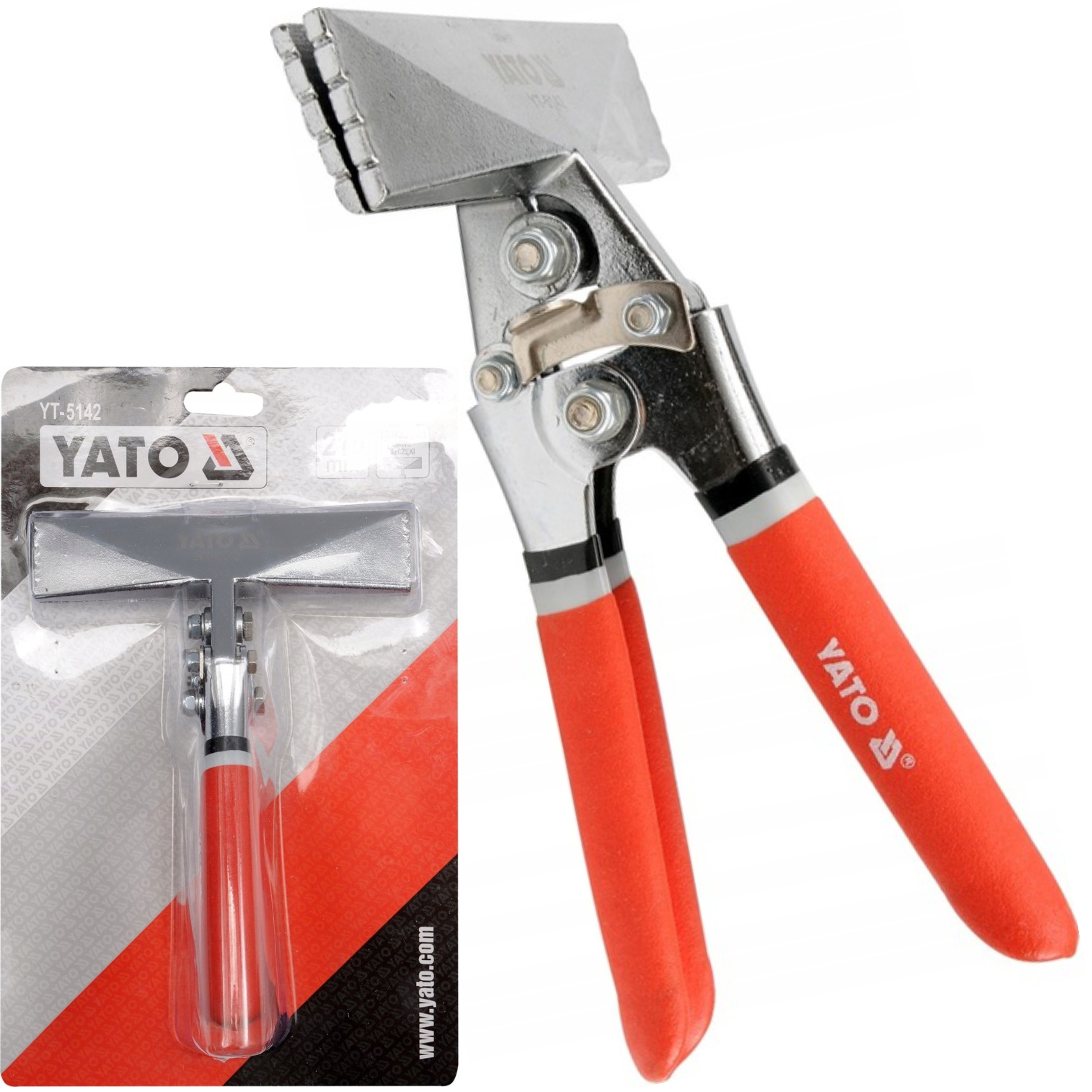 YATO SZCZYPCE DO KSZTAŁTOWANIA PROFILI 210 mm 150x35 mm YT-5142
