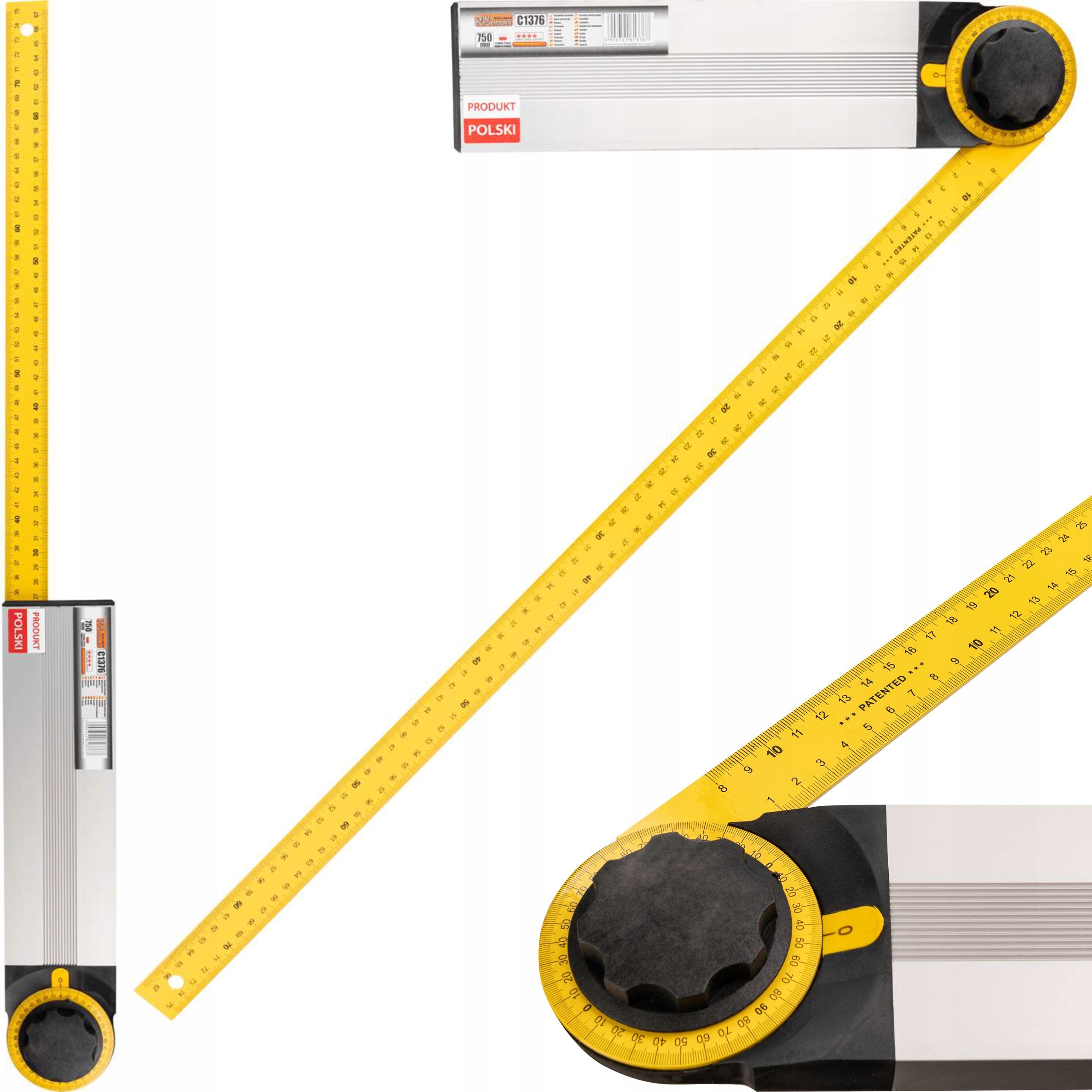 RICHMANN KĄTOMIERZ NASTAWNY KĄTOWNIK 750MM C1376 KĄTOWNICA