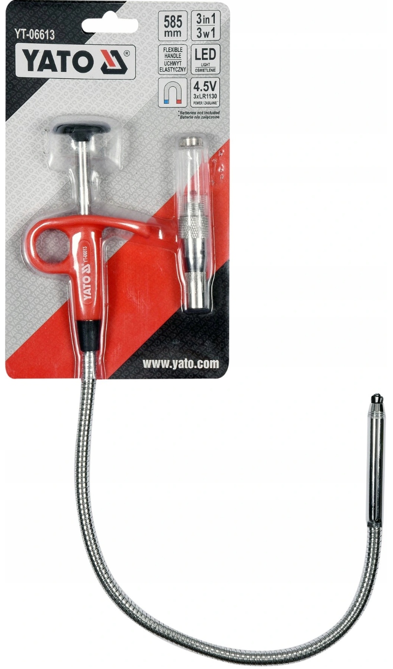 YATO CHWYTAK MECHANICZNY MAGNES I PODŚWIETLENIE LED YATO YT-06613