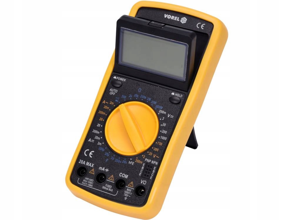 MIERNIK CYFROWY MULTIMETR GUMOWA OBUDOWA LCD