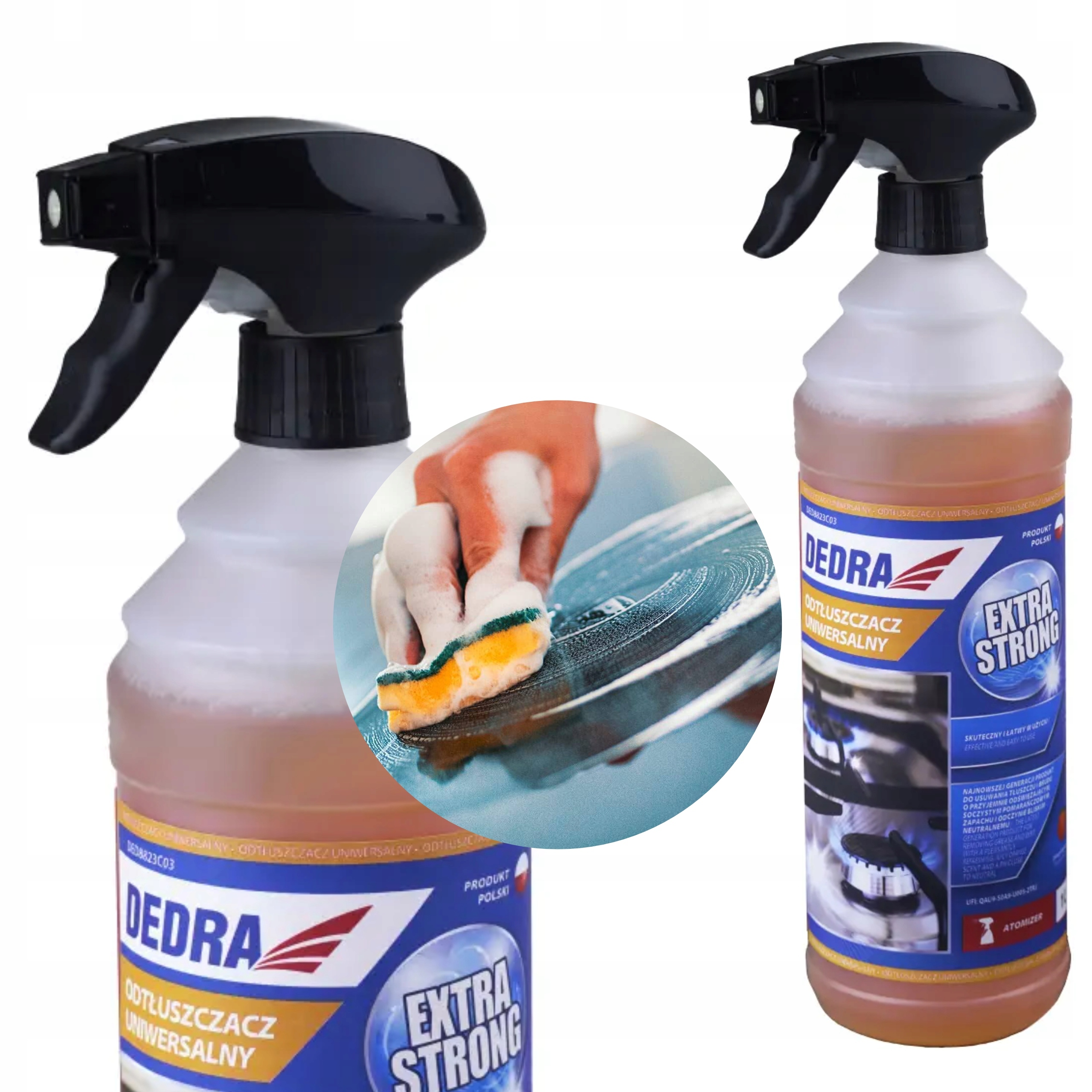 DEDRA SKUTECZNY ODTŁUSZCZACZ UNIWERSALNY KONCENTRAT 1L ATOMIZER DED8823C03