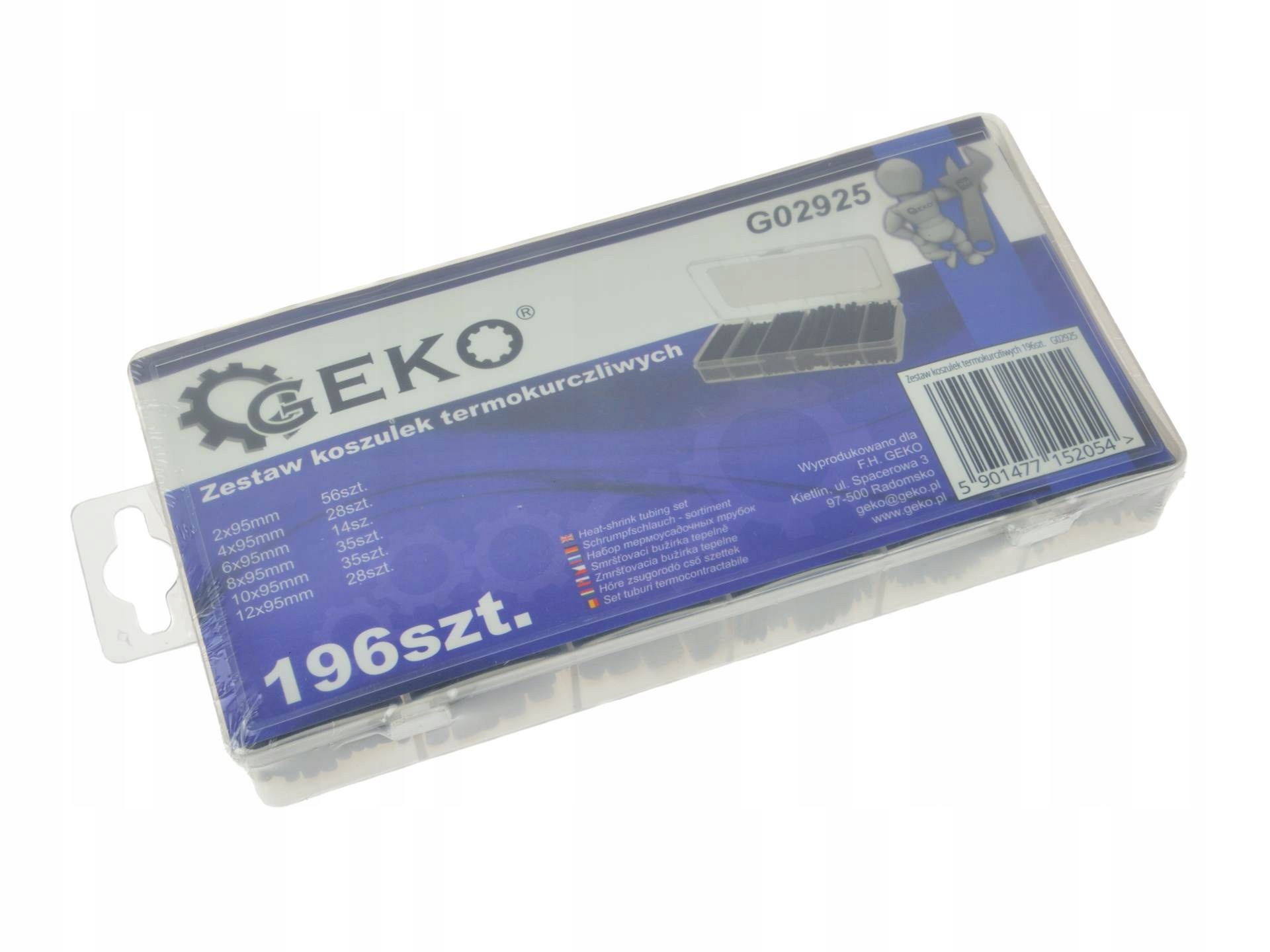 ZESTAW KOSZULEK RUREK RURKI TERMOKURCZLIWE KOSZULKI 196 szt