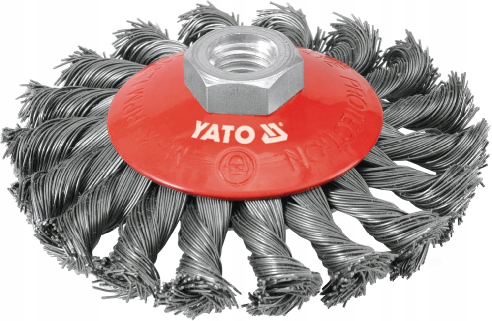 YATO SZCZOTKA TARCZOWA FI 100MM M14 DRUT SPLATANY