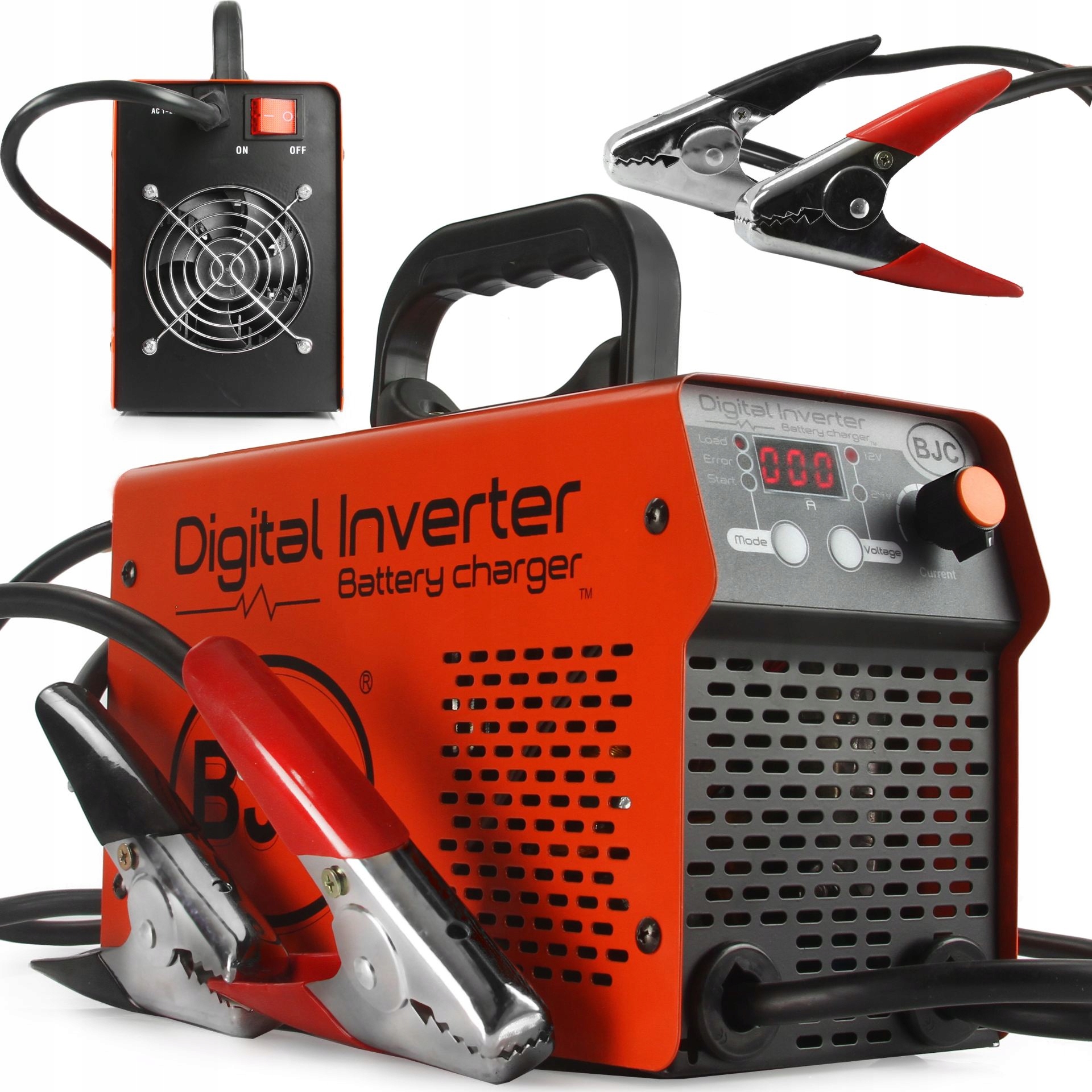 ŁADOWARKA AKUMULATORA PROSTOWNIK INWERTEROWY Z ROZRUCHEM BJC 600A 12V 24V