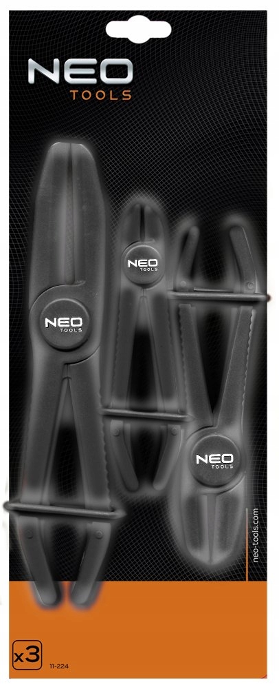 SZCZYPCE ZACISKOWE Z TWORZYWA 3 SZTUKI NEO 11-224