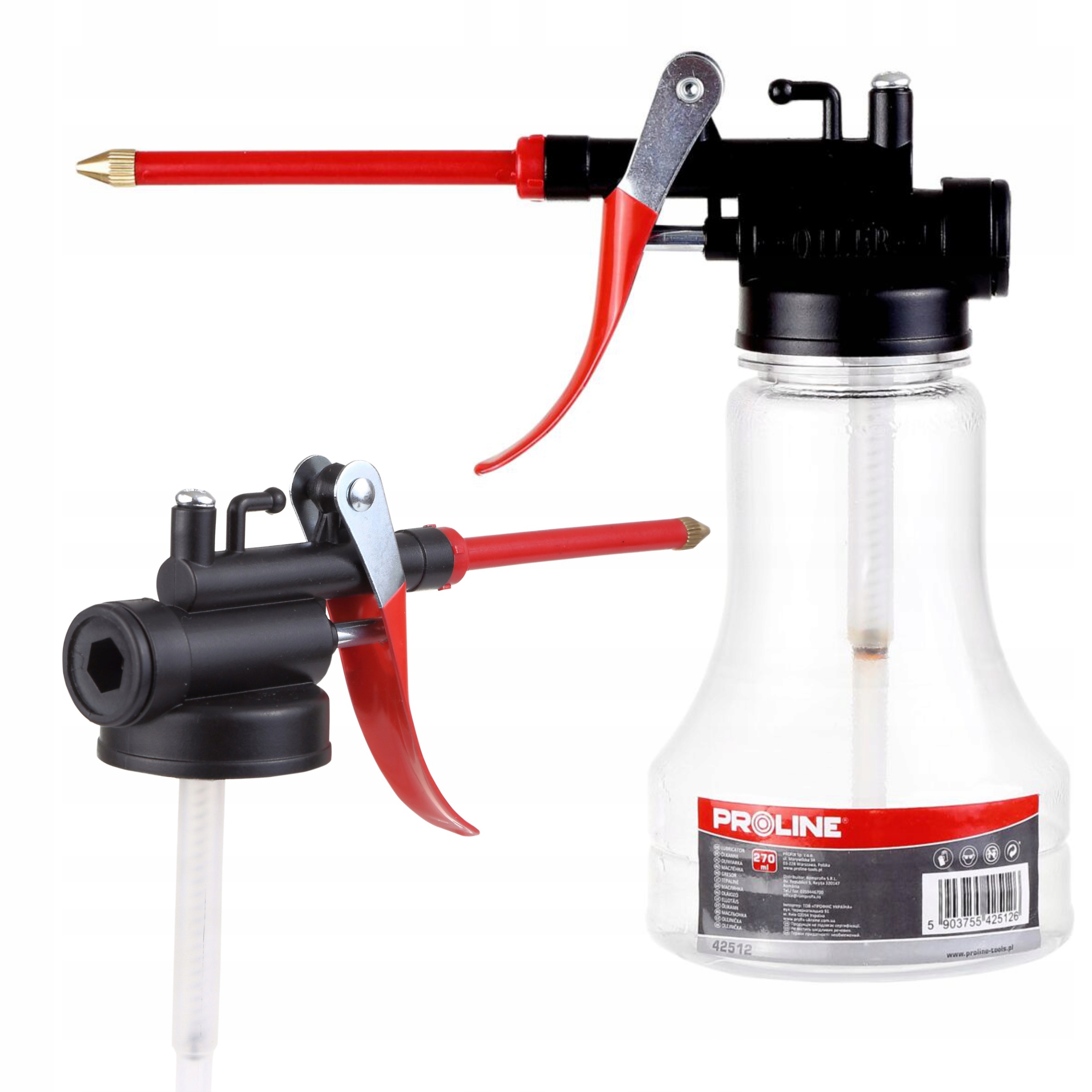 OLIWIARKA OLEJARKA SMAROWNICA 270ML ZBIORNIK PLASTIKOWY PROLINE 42512