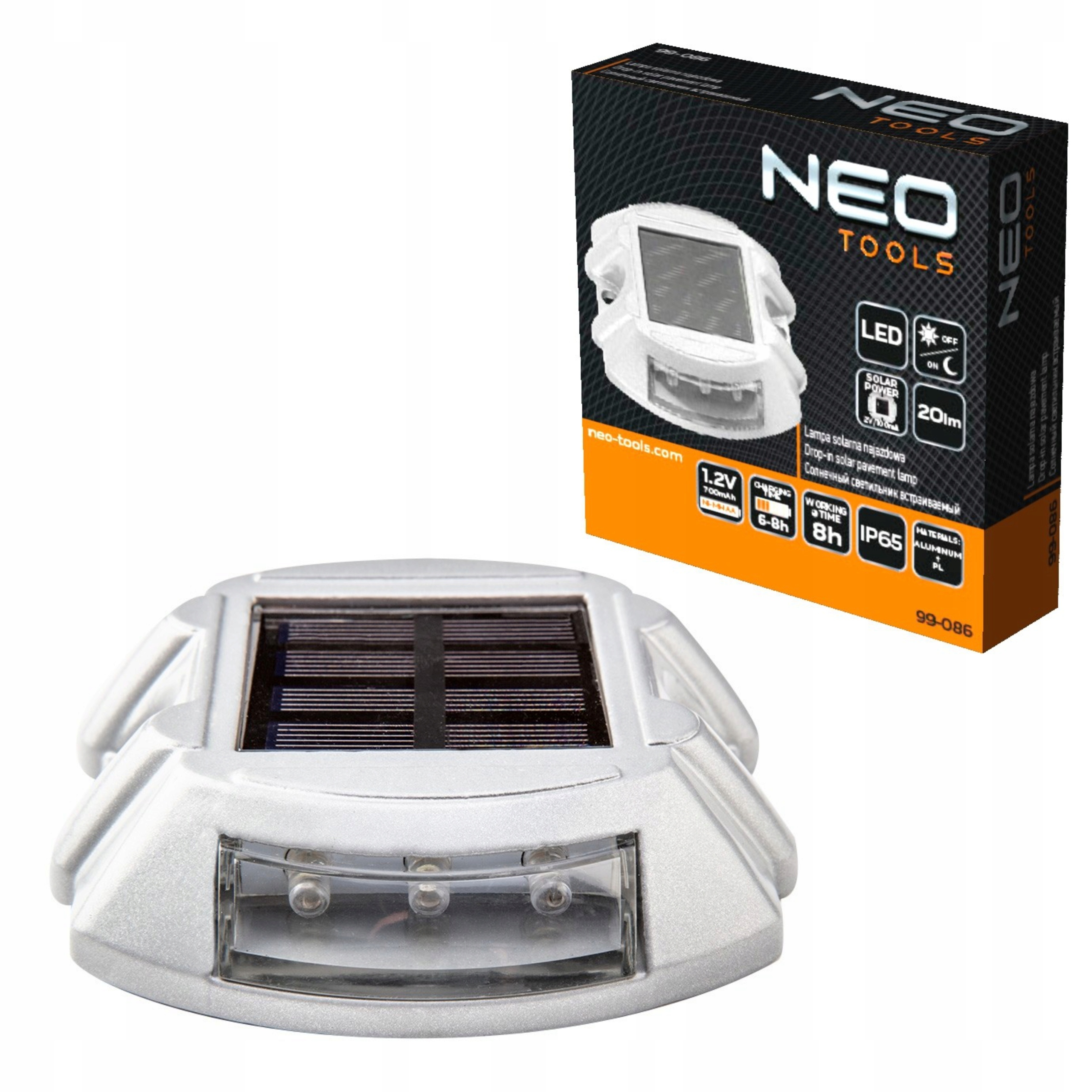 NEO LAMPA LED SOLARNA NAJAZDOWA DOGRUNTOWA IP65