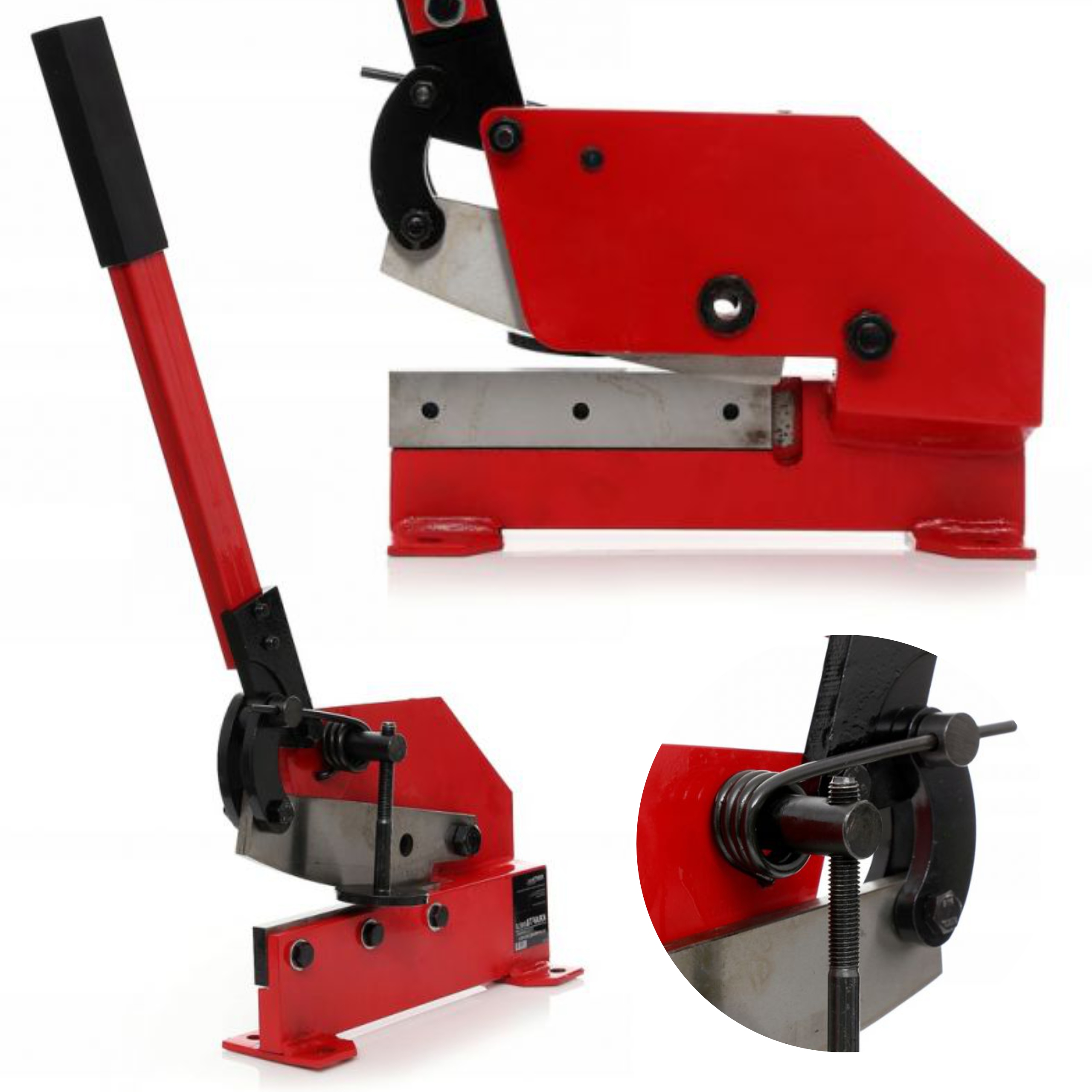 GILOTYNA RĘCZNA 8" PRZECINARKA DO BLACHY STALOWEJ PRĘTÓW NOŻYCE 20 CM