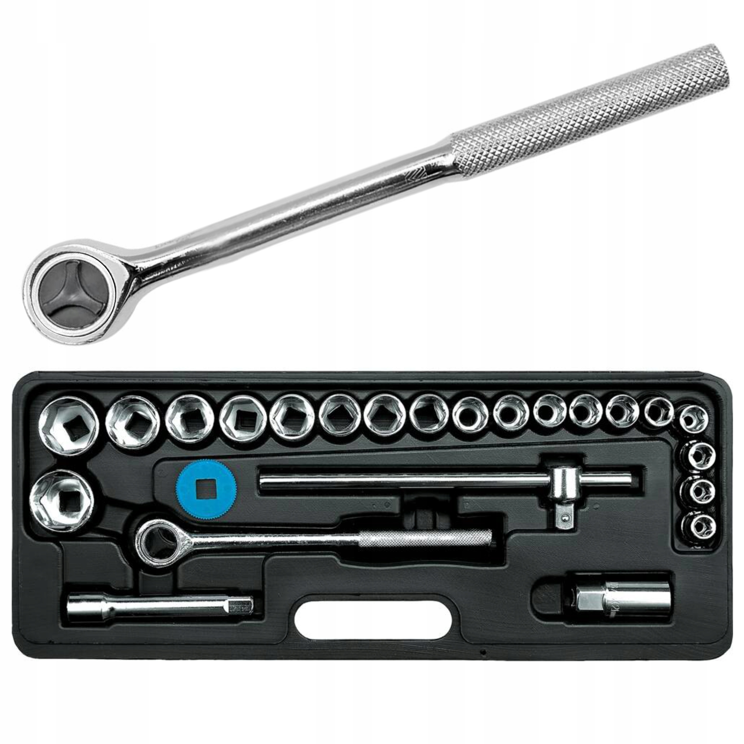 TOYA ZESTAW 24 SZT. KLUCZE NASADOWE 1/2'', 10-32 MM 58240