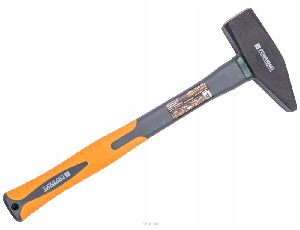 MŁOTEK ŚLUSARSKI ZESTAW KOMPLET MŁOTKÓW Młotki Fiberglass 7 SZTUK POWERMAT