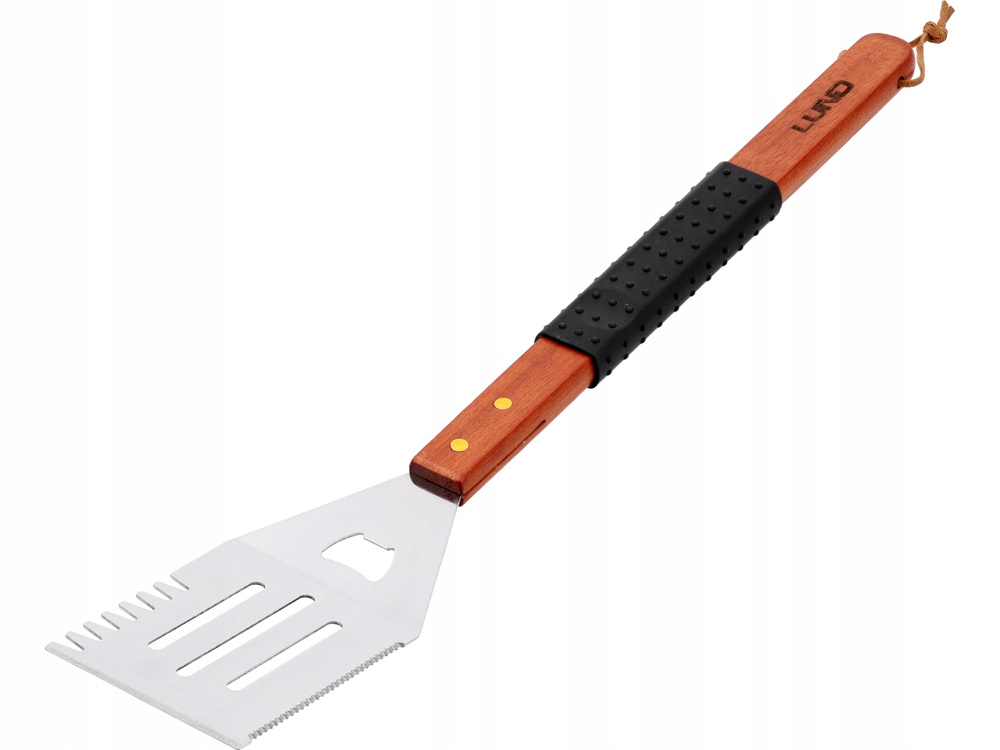 ZESTAW SZTUĆCÓW DO GRILLOWANIA 3 SZTUKI DREWNIANA RĘKOJEŚĆ 99845