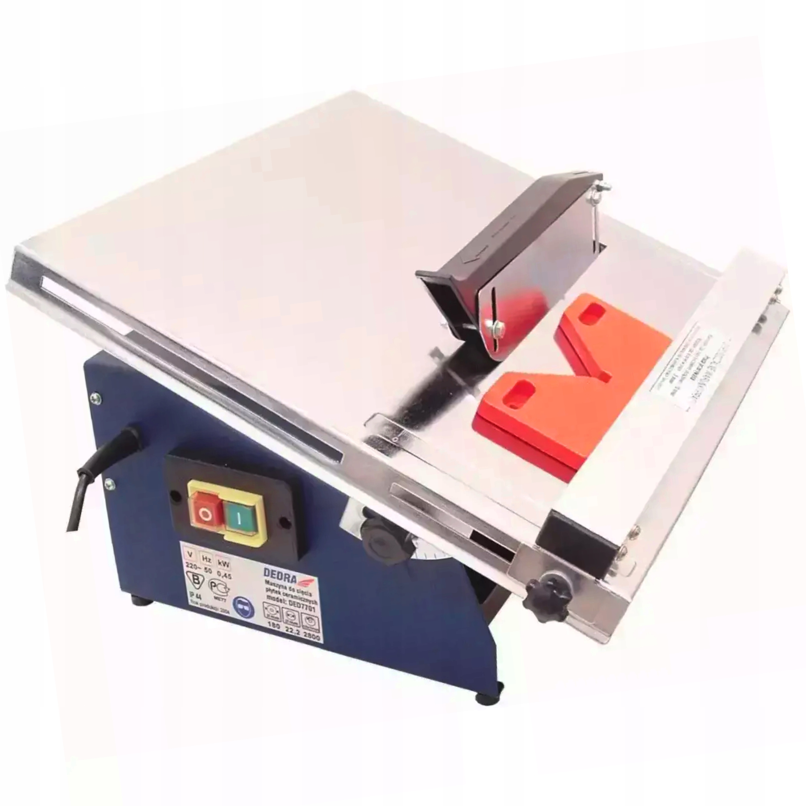 DEDRA PRZECINARKA DO GLAZURY MASZYNA DO CIĘCIA STOLIKOWA 450W TARCZA 180mm