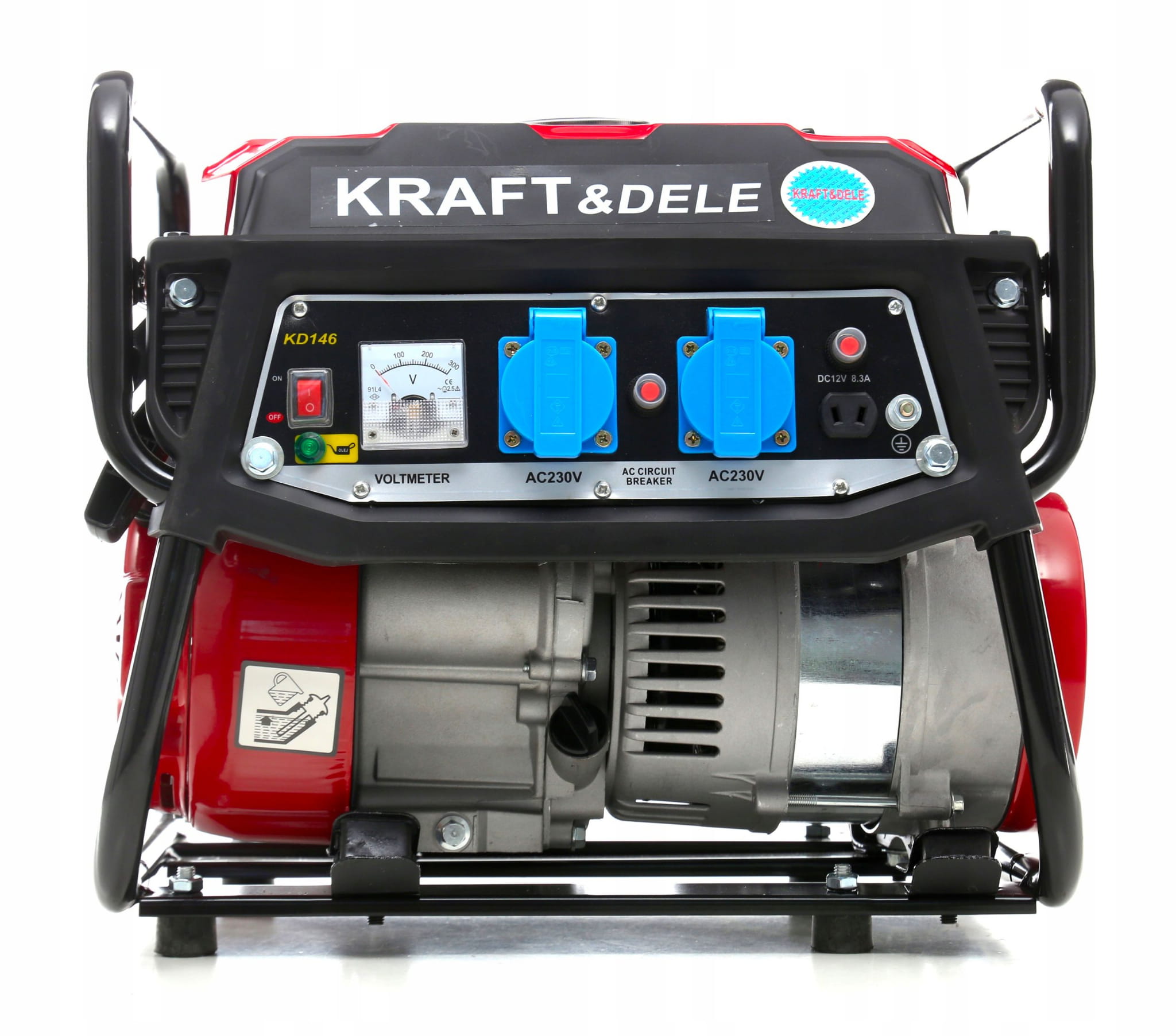 KRAFT&DELE AGREGAT PRĄDOTWÓRCZY GENERATOR PRĄDU 12/230V 1500W 3KM KD146