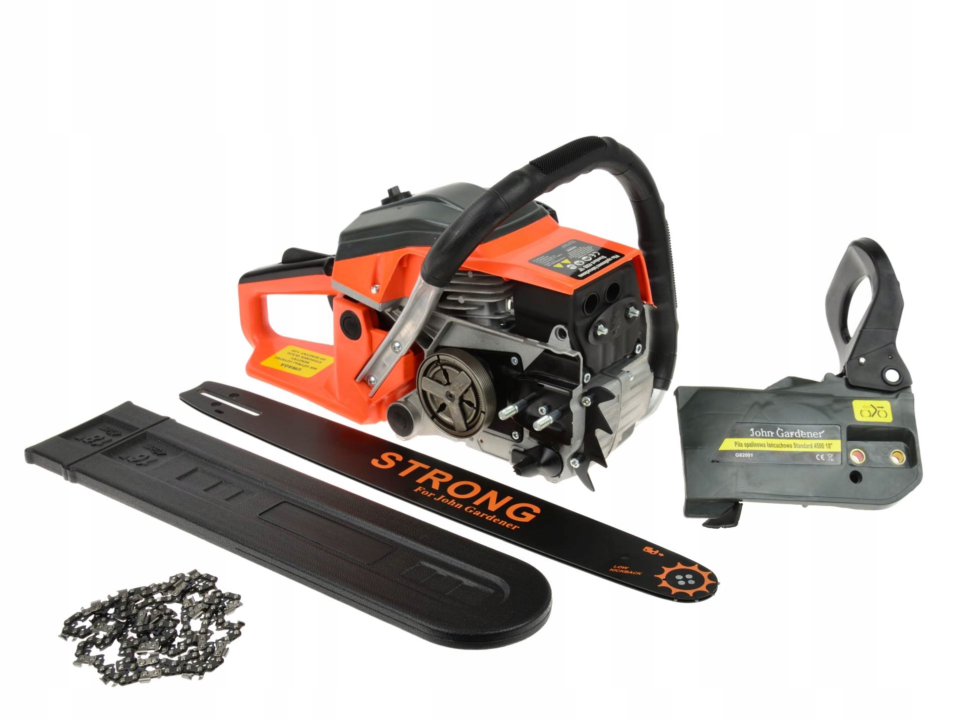 GEKO PIŁA SPALINOWA PILARKA ŁAŃCUCHOWA 2,3KM MOCNA 18" +3xOLEJ 100ml G82001