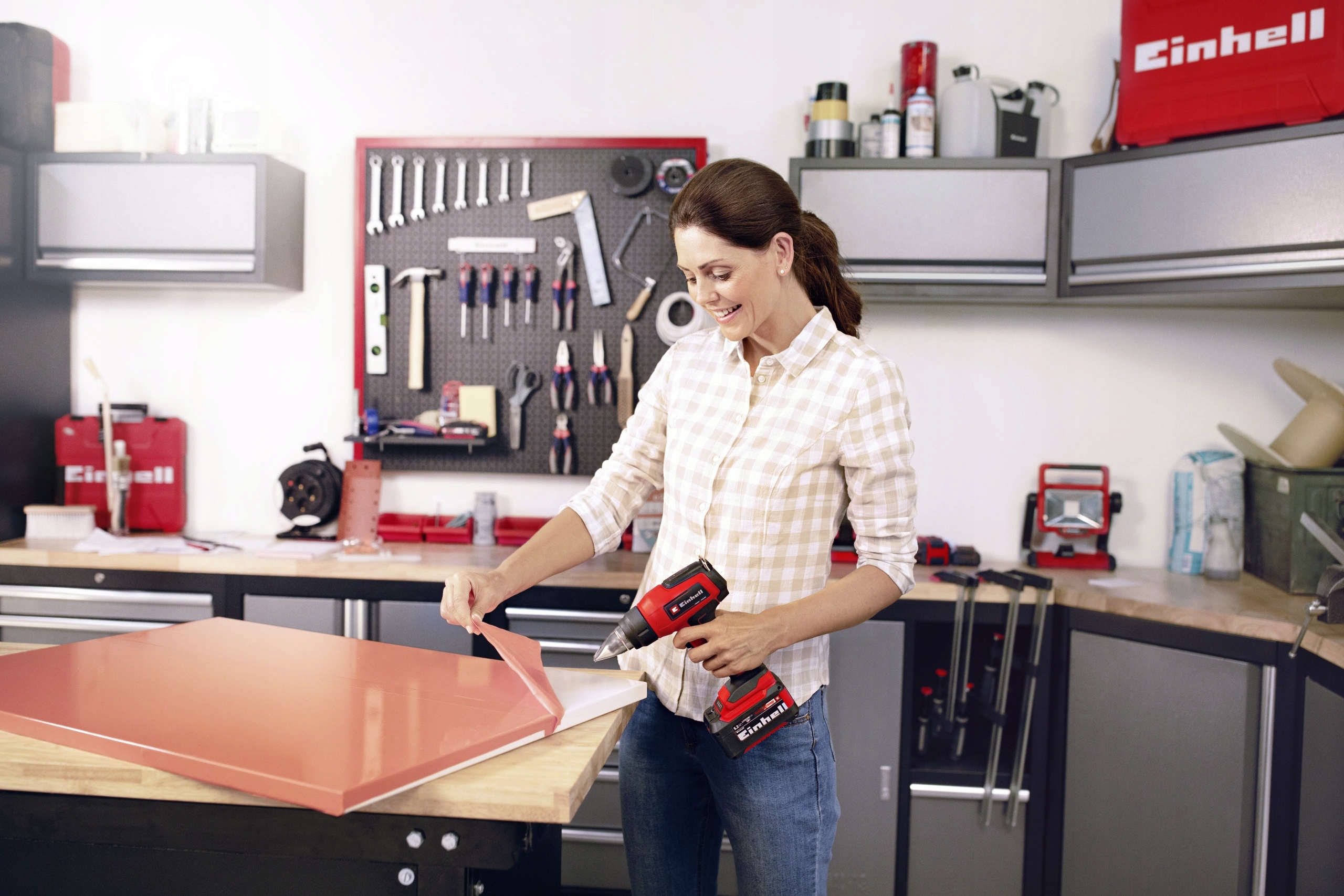 EINHELL AKUMULATOROWA OPALARKA TE-HA 18 Li Solo 18V 350-550C LEC + 3 DYSZE