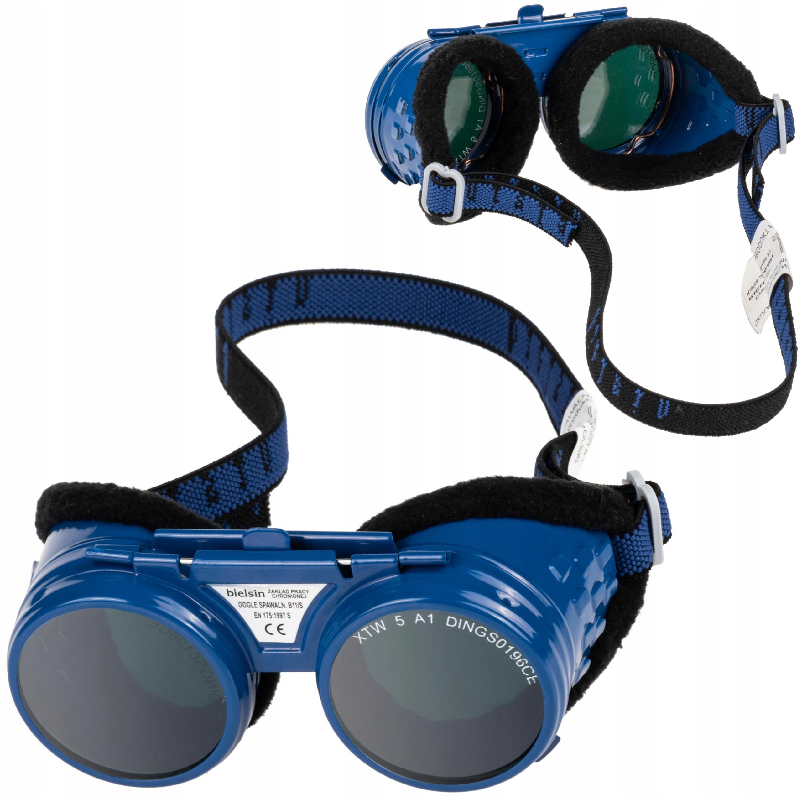 RICHMANN ZABUDOWANE OKULARY SPAWALNICZE METALOWE REGUL. ROZMIAR DIN5 C0071