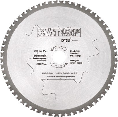 CMT TARCZA PIŁA DO CIĘCIA METALU STALI NA SUCHO 160 x 20 mm 30Z 226.030.06H