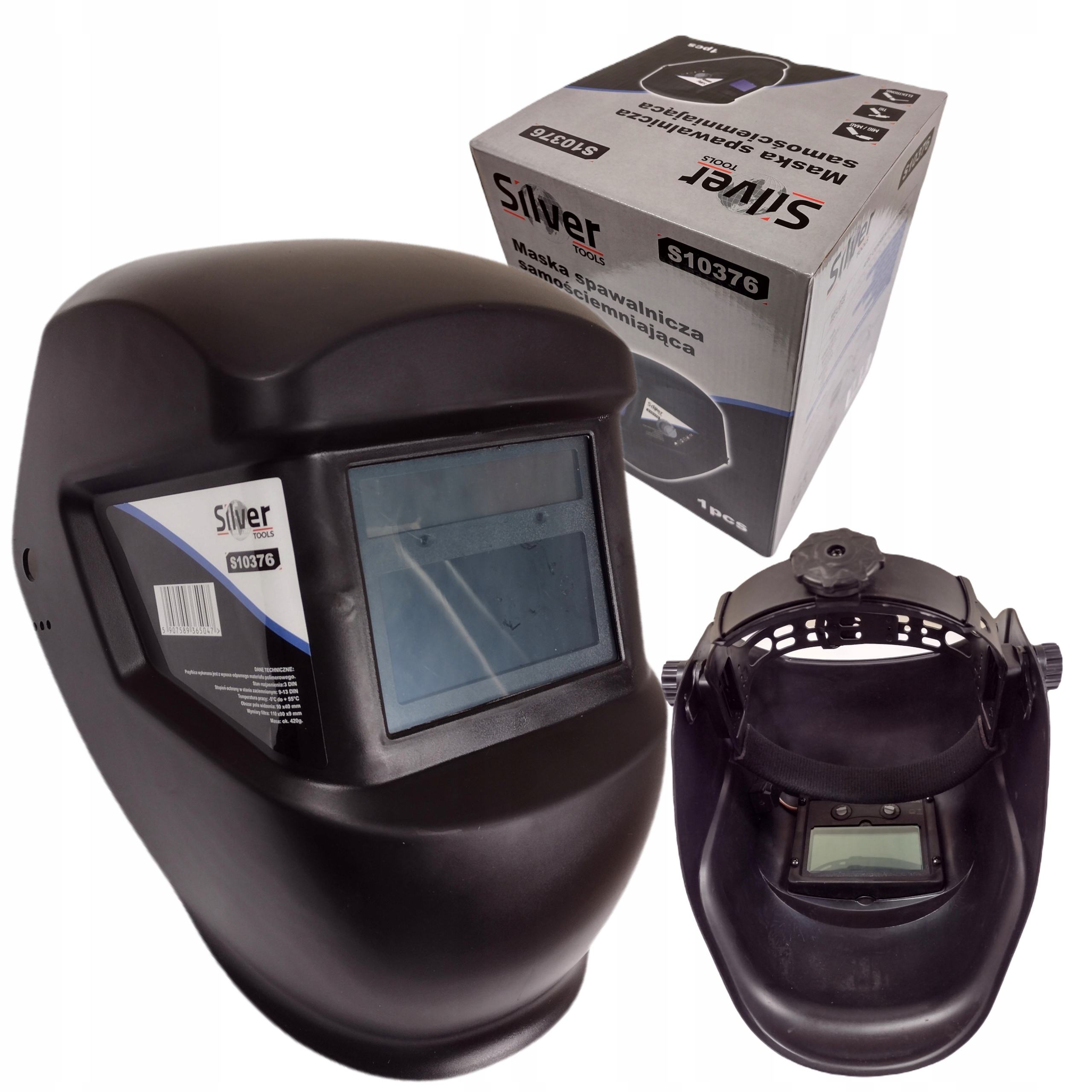 PRZYŁBICA SPAWALNICZA AUTOMATYCZNA SAMOŚCIEMNIAJĄCA MASKA S10376