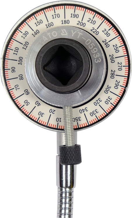 YATO KĄTOMIERZ Z UCHWYTEM DO KLUCZA DYNAMOMETRYCZNEGO 1/2'' YT-05933