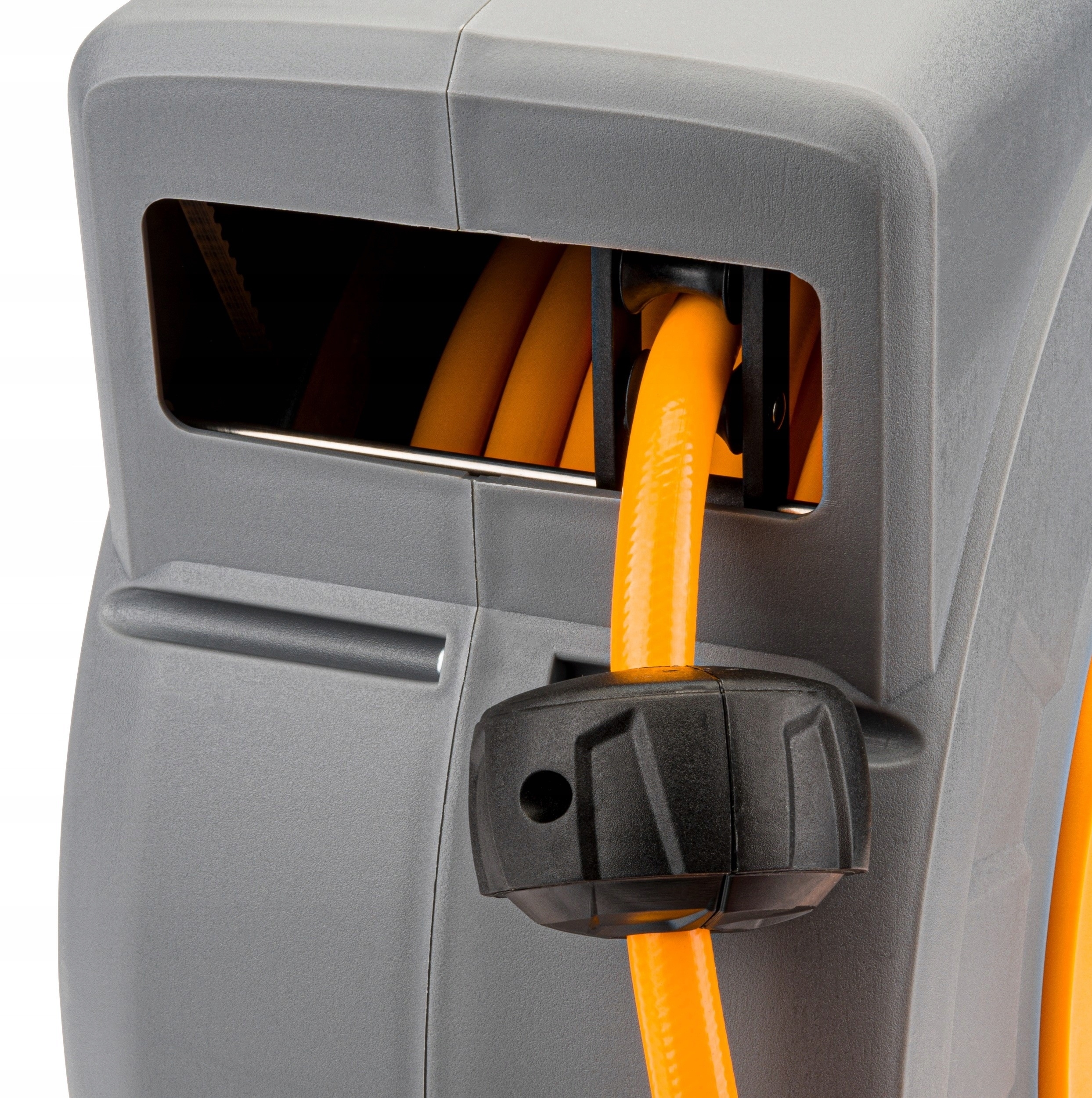 AUTOMATYCZNY BĘBEN ZWIJACZ NA WĄŻ OGRODOWY NAŚCIENNY 1/2 20m + PISTOLET PRO