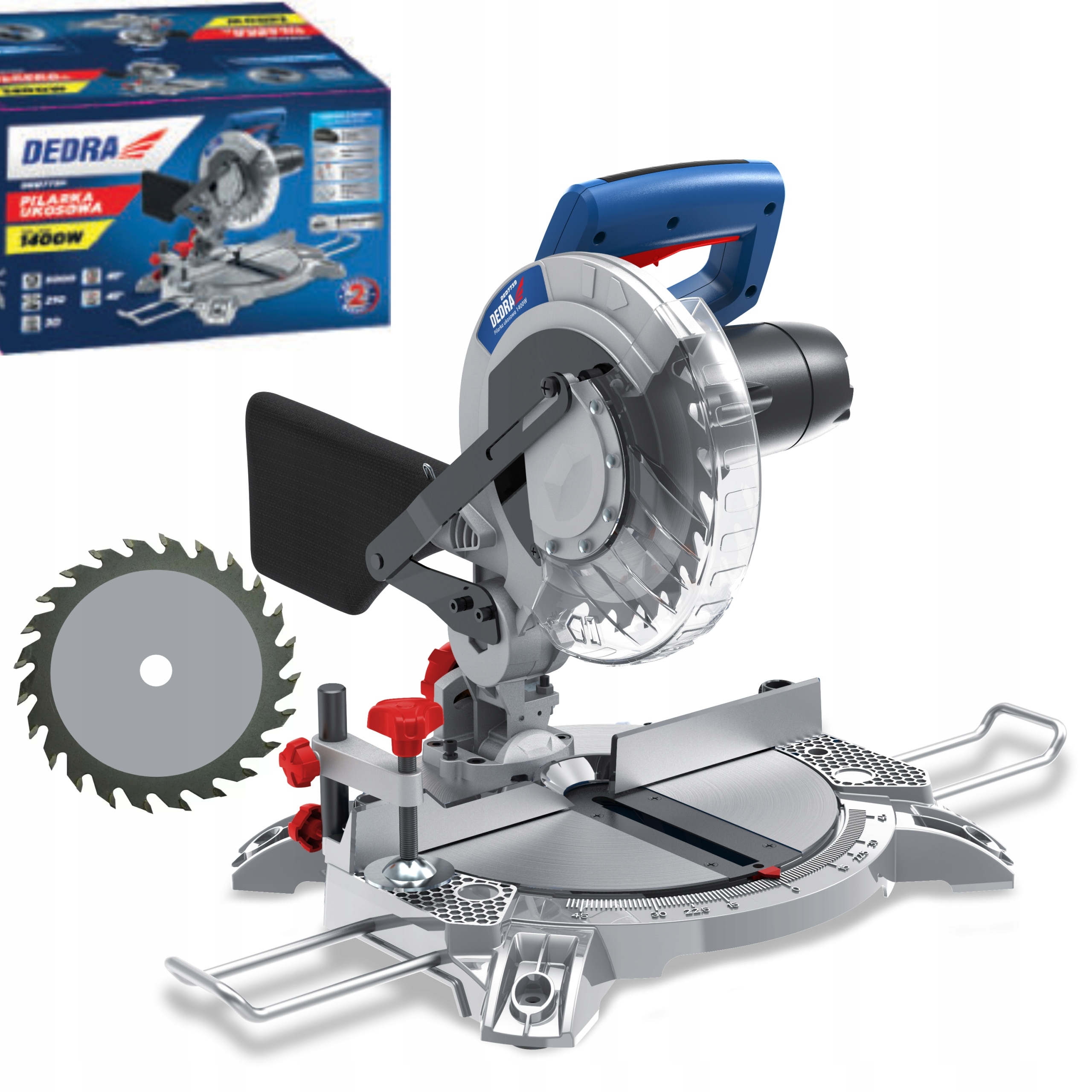 DEDRA PIŁA PILARKA UKOSOWA UKOŚNICA TARCZOWA 1400W