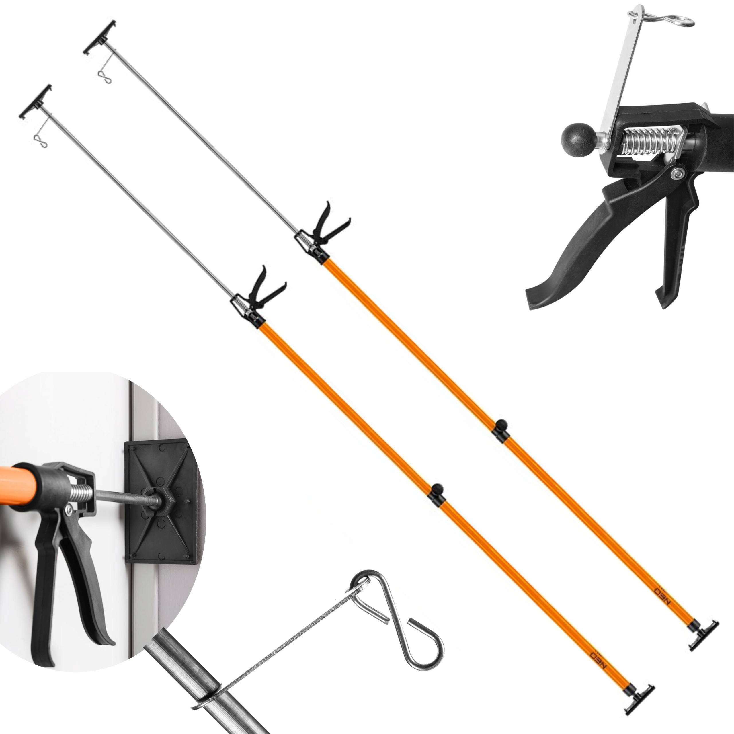 NEO 2x PODPORA TELESKOPOWA SUFITOWA 115-290 CM GK
