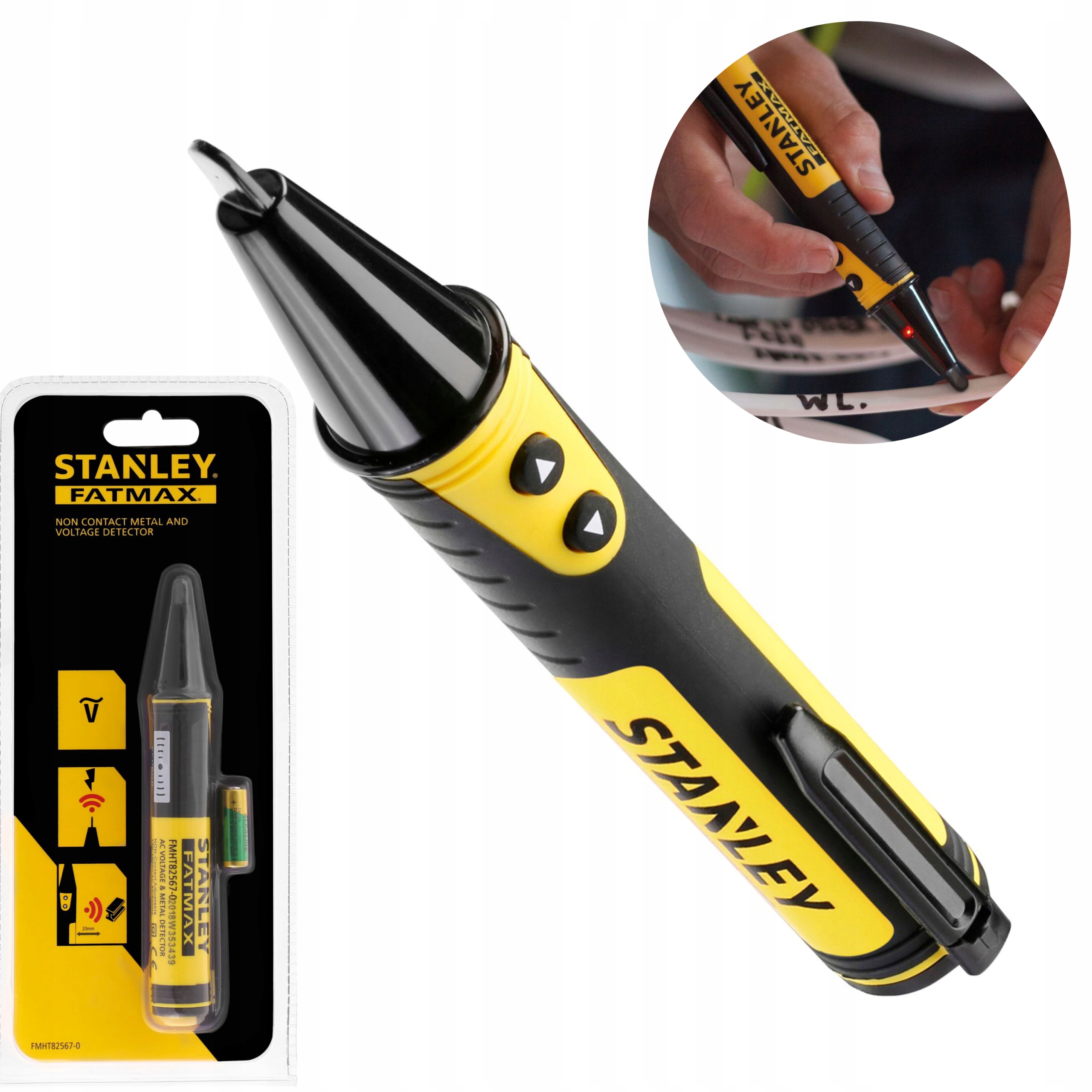 STANLEY BEZKONTAKTOWY WYKRYWACZ NAPIĘCIA 20V~1000V