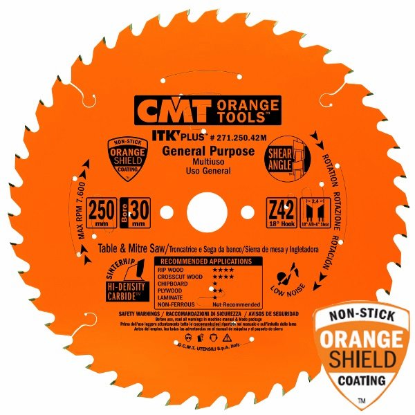 CMT PIŁA TARCZA PILARSKA DO CIĘCIA DREWNA SKLEJKI 200X30MM 36Z 271.200.36M