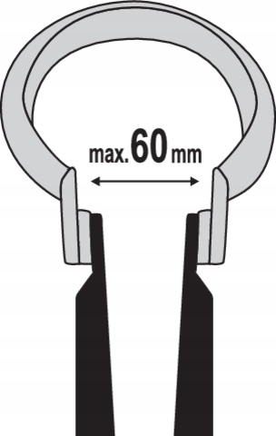 YATO TRADYCYJNE SZCZYPCE ZACISKARKA DO OPASEK WYDECHU 0-60MM 300MM YT-0652