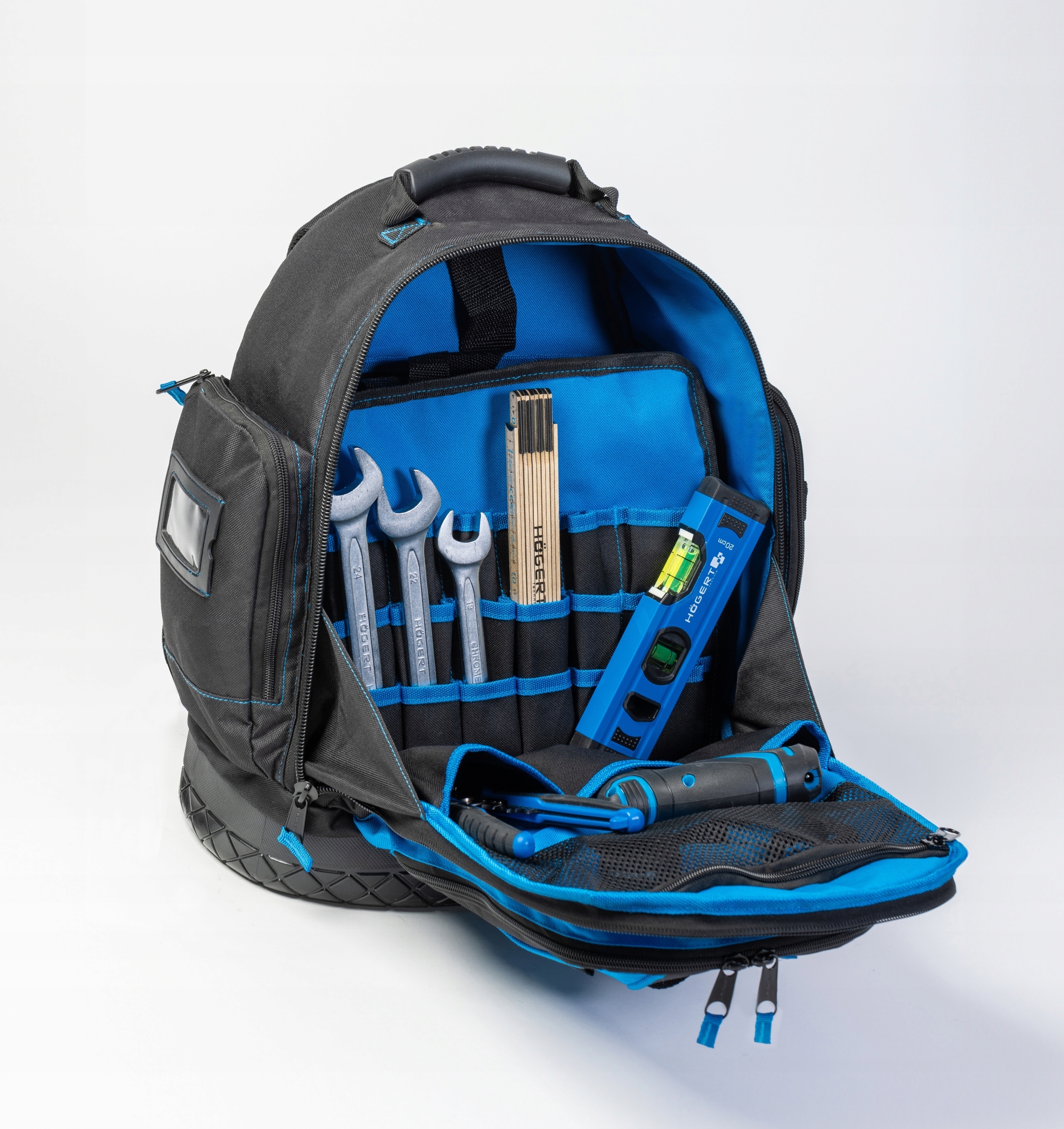 HOGERT PLECAK HEAVY DUTY Z WYJMOWANYM ORGANIZEREM DUŻO KIESZENI HT7G226