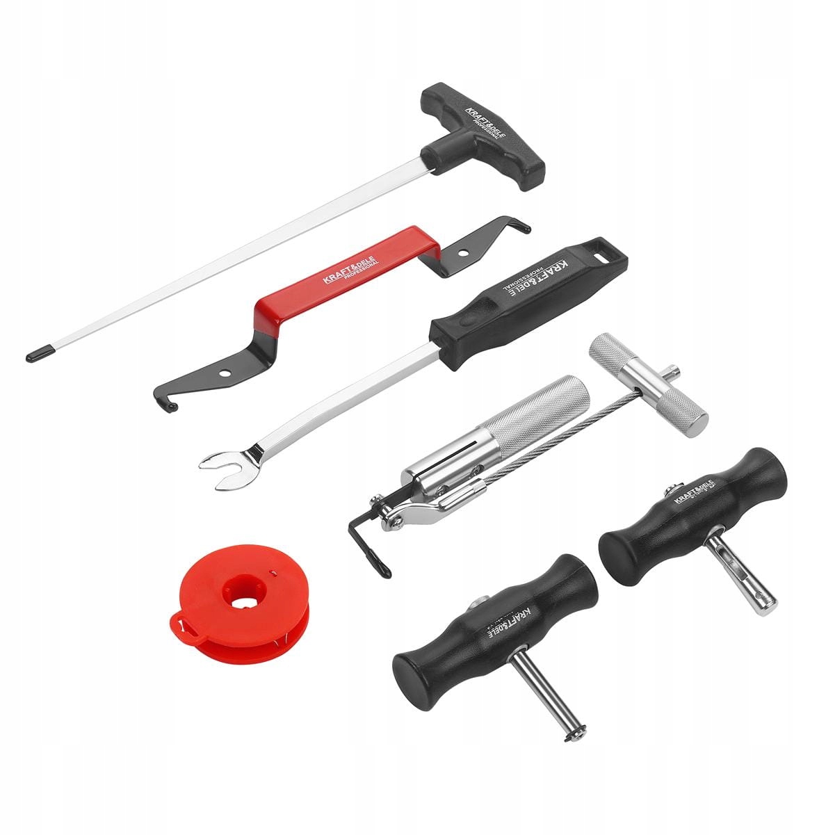 ZESTAW DO WYCINANIA SZYB - PLASTIKOWE ETUI 7 ELEMENTÓW KRAFT&DELE KD11879