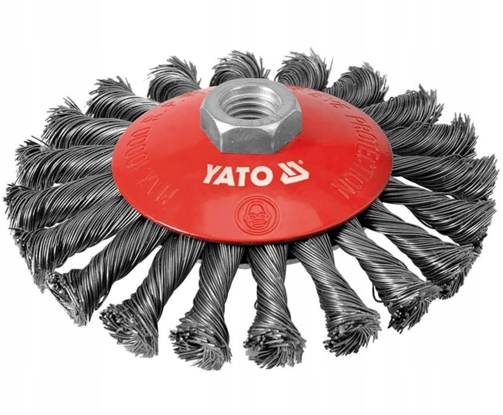 SZCZOTKA TALERZOWA GWINT M14 INOX 125MM 4764 YATO