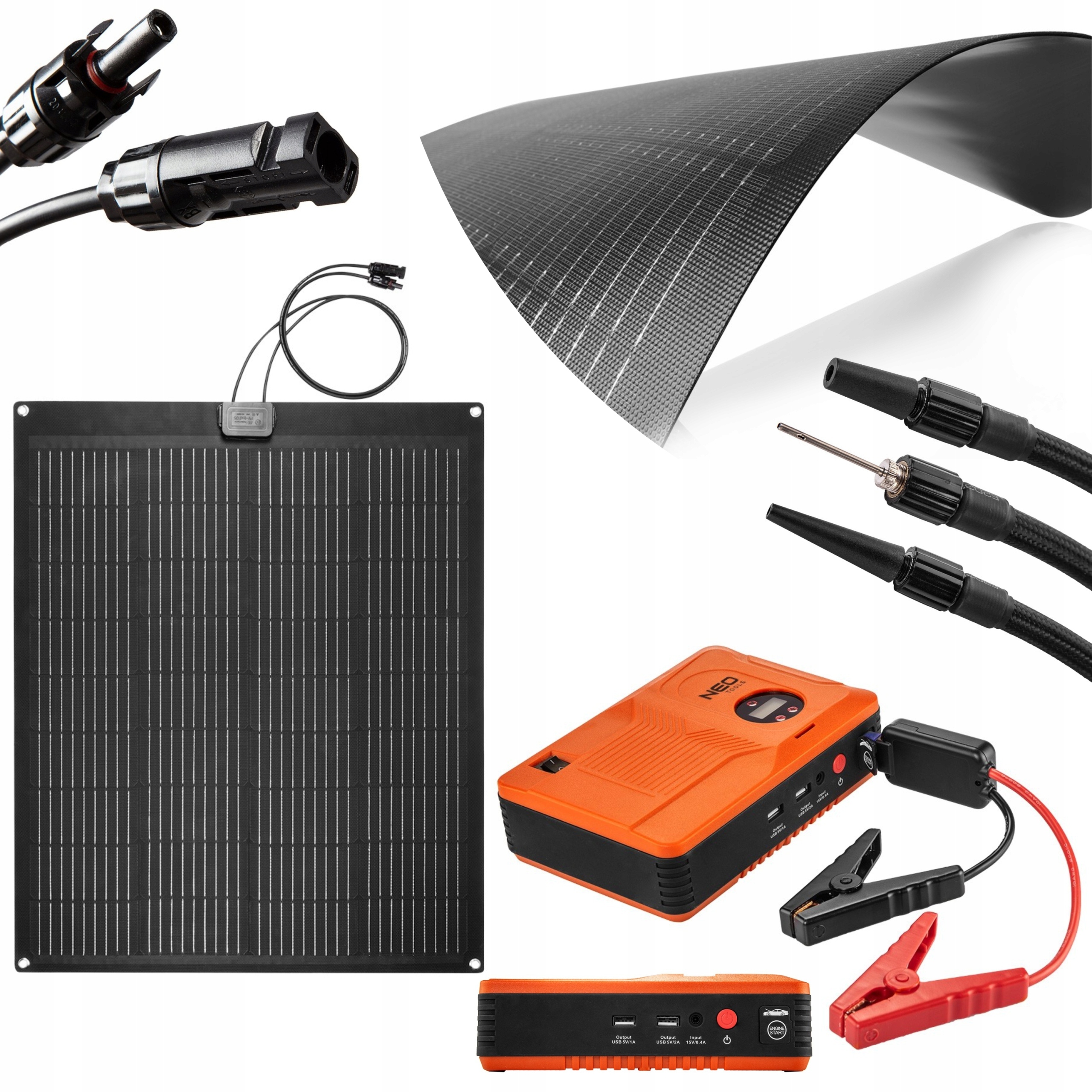 NEO PANEL SŁONECZNY ŁADOWARKA SOLAR 100W POWERBANK