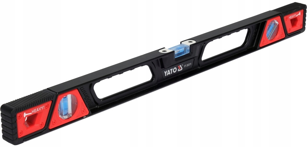 YATO POZIOMNICA MAGNETYCZNA 60 cm ALUMINIOWA WSTRZĄSOODPORNA ODBOJ MAGNESY