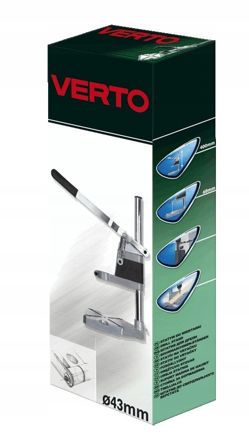 STOJAK STATYW DO WIERTARKI 430 mm VERTO 65H105
