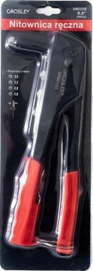 GROSLEY NITOWNICA RĘCZNA DO NITÓW ALUMINIOWYCH 9 ” NITOWNICE GR63150