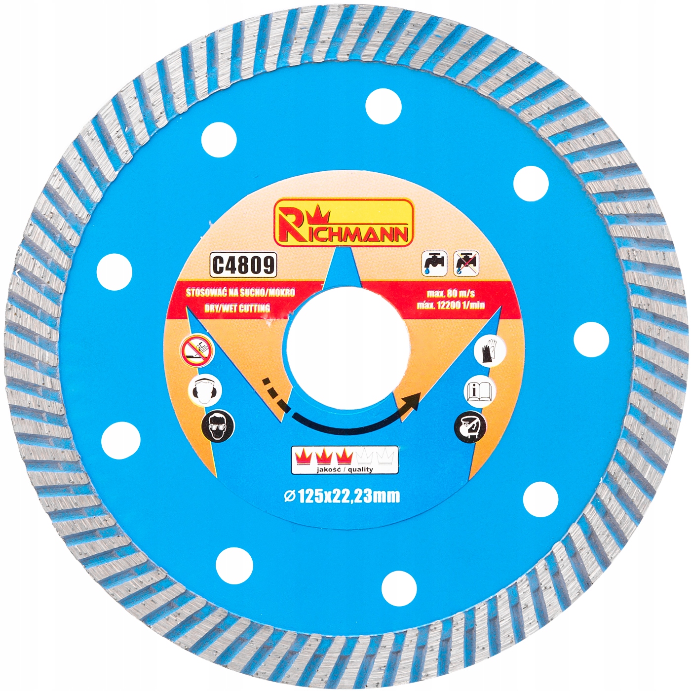 TARCZA DIAMENTOWA 125MM TURBO RICHMANN C4809