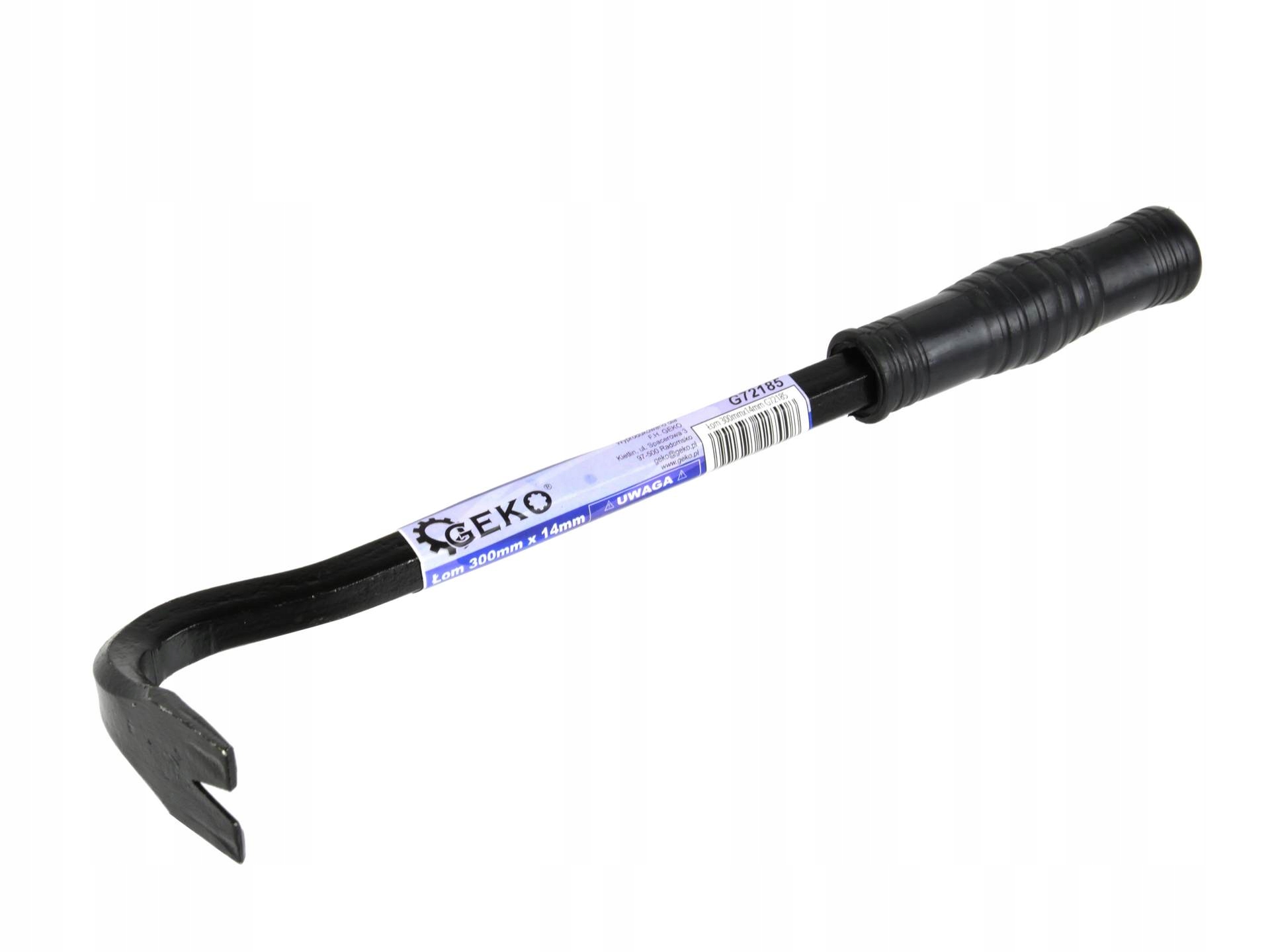 GEKO ŁOM DO WYCIĄGANIA GWOŹDZI BRESZKA BRECHA WYCIĄGACZ 300MM 14MM G72185
