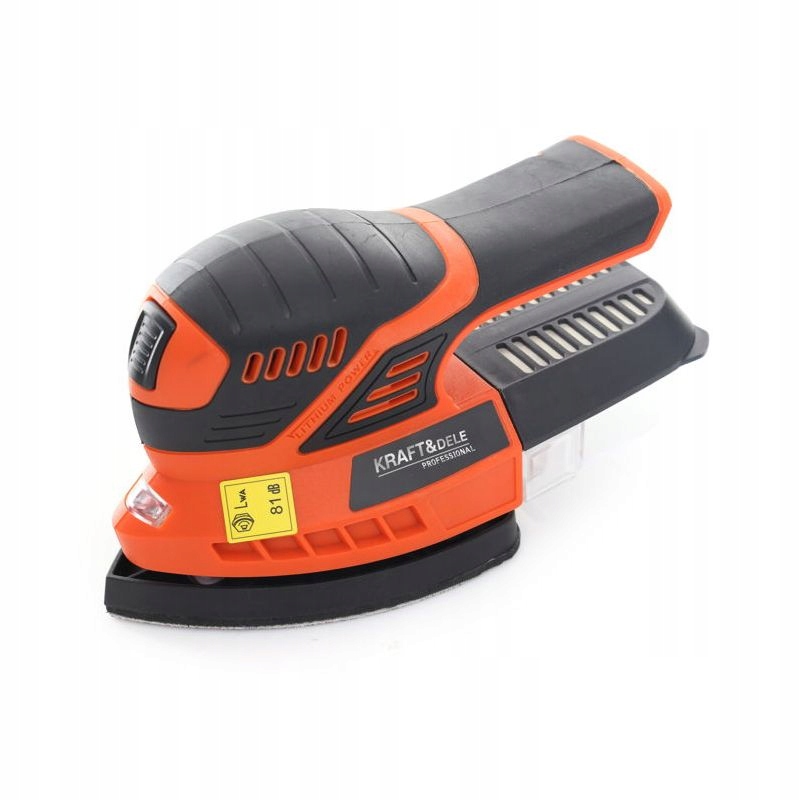 SZLIFIERKA MIMOŚRODOWA 18V AKUMULATOROWA 10000RPM 230V KD1768 DELTA