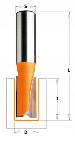 CMT FREZ PROSTY PALCOWY TRZPIENIOWY WIERCĄCY HM 6MM SERIA KRÓTKA 711.020.11