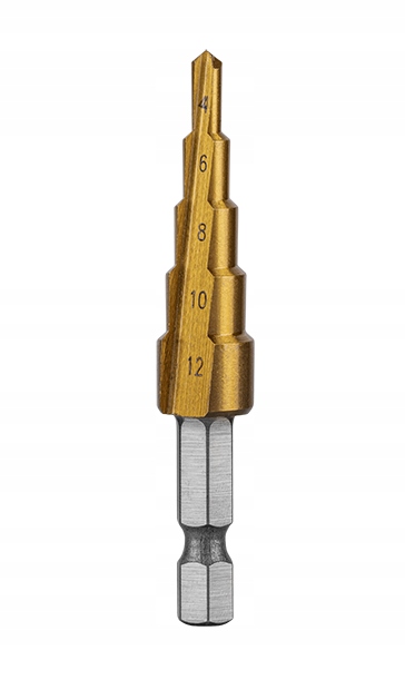 HOGERT HT6D321 WIERTŁO STOPNIOWE STOŻKOWE 4-12MM