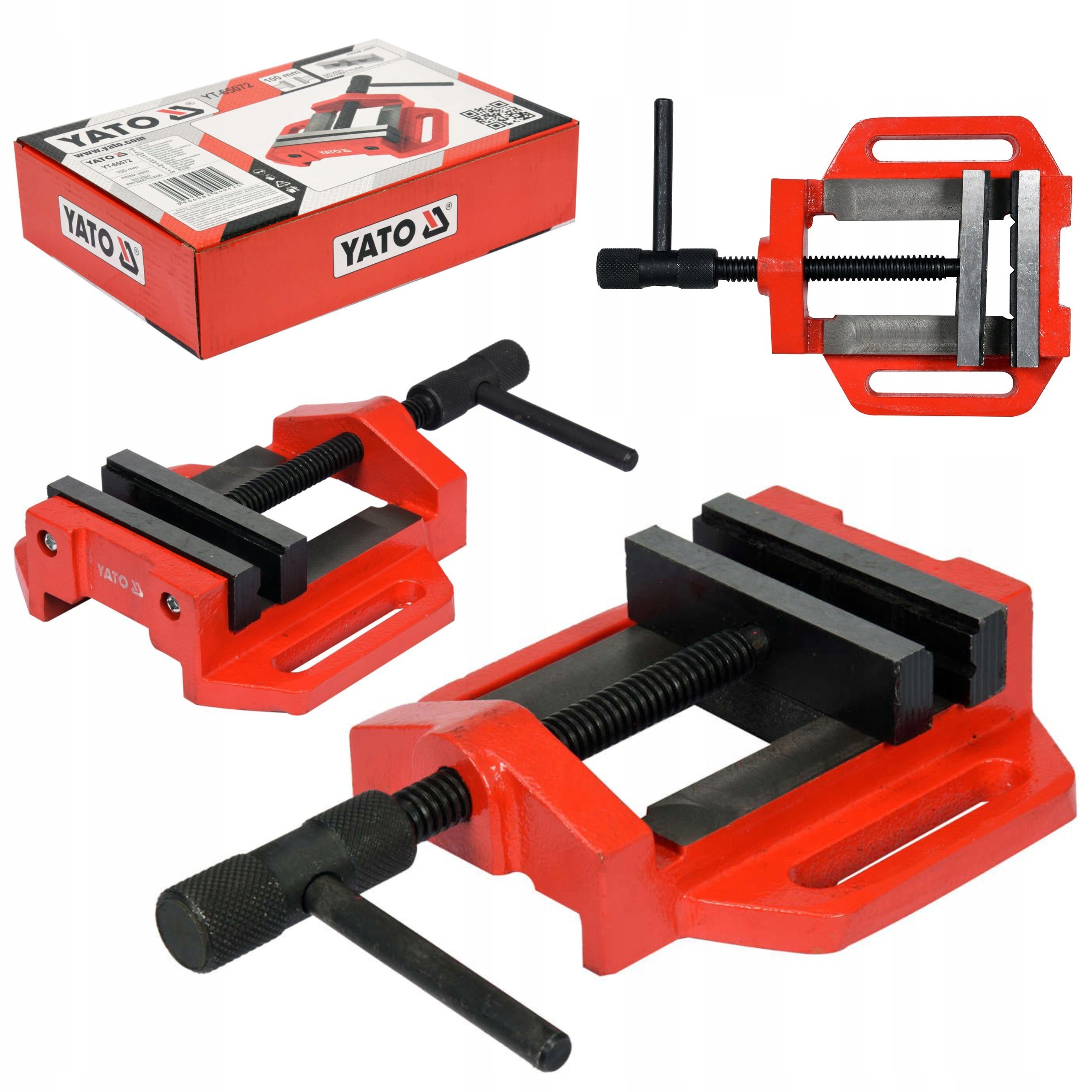 YATO IMADŁO MASZYNOWE MODELARSKIE WIERTARKI 100MM ŻELIWNE DO BLATU YT-65072