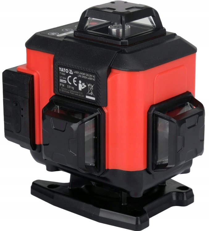 YATO LASER ZIELONY 4D Z ELEKTRONICZNYM KOMPENSATOREM 16 LINII YT-30424