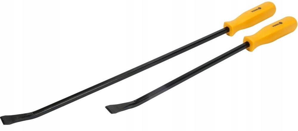 VOREL ZESTAW ŁOMÓW ŁOMY STALOWE Z RĘKOJEŚCIĄ 2 SZT 305-405MM 16-21MM 34182
