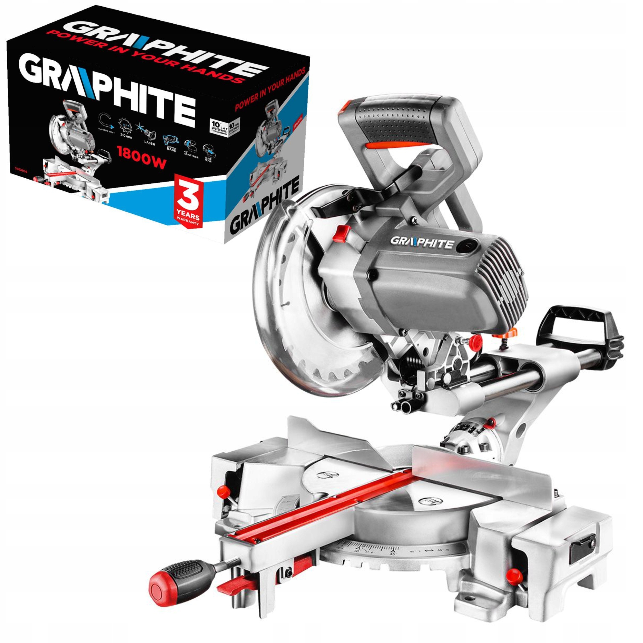 PILARKA UKOSOWA 1800W 210 x 30 mm GRAPHITE 59G806