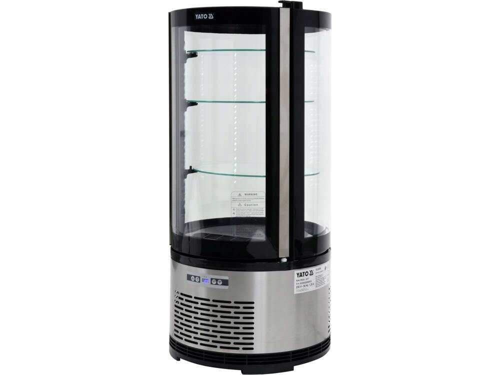 WITRYNKA CHŁODNICZA PRZESZKLONA OKRĄGŁA 48x103 CM