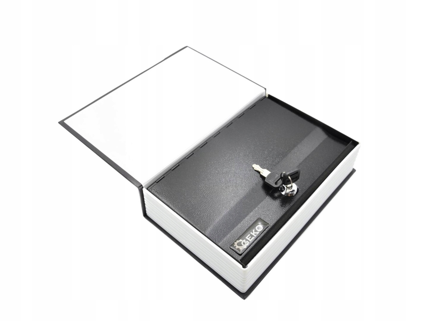 GEKO KASETKA SEJF KSIĄŻKA NA PIENIĄDZE 240X155X55MM NA KLUCZYK G10905