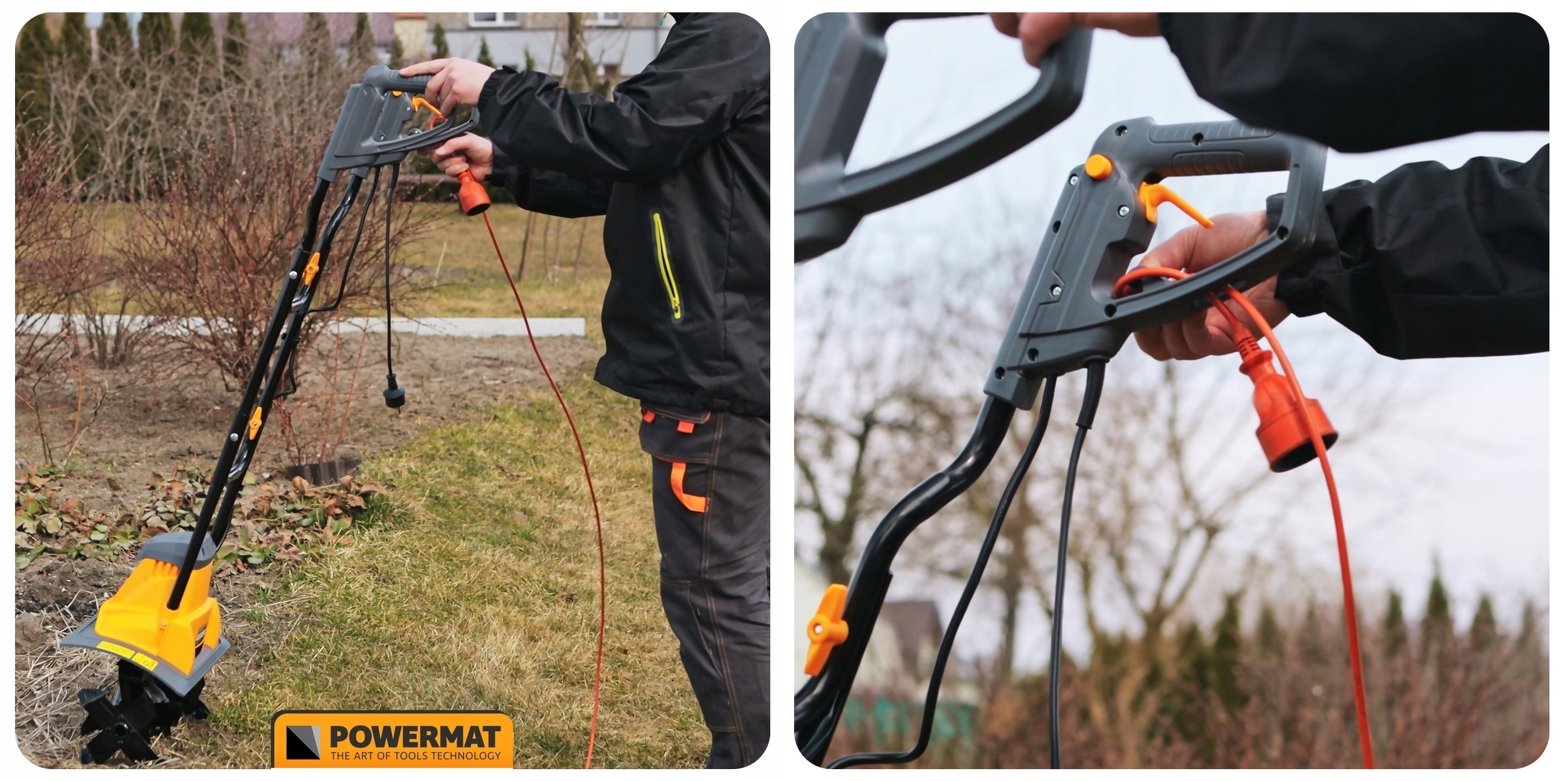 GLEBOGRYZARKA ELEKTRYCZNA KULTYWATOR DO ZIEMI 36cm 1700W 360mm REGULACJA