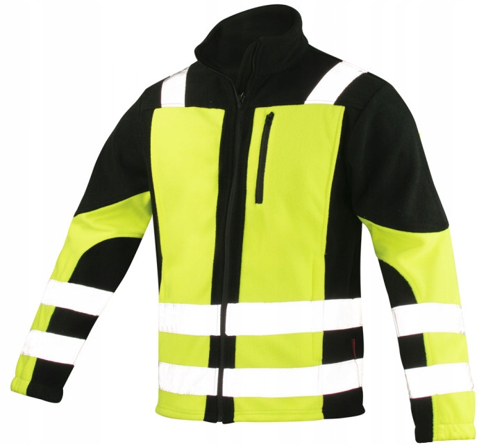 POLAR ROBOCZY CIEPŁY BLUZA POLAROWA ODBLASKOWY BHP MĘSKI OSTRZEGAWCZY r.3XL