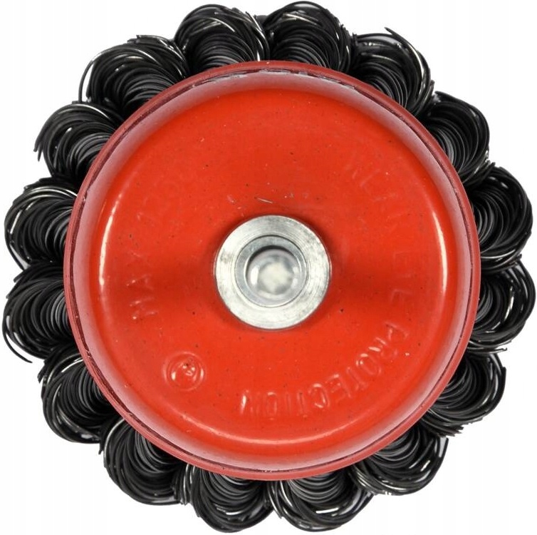 YATO SZCZOTKA DRUCIANA CZOŁOWA Z TRZPIENIEM 65MM DRUT PLECIONY YT-47518